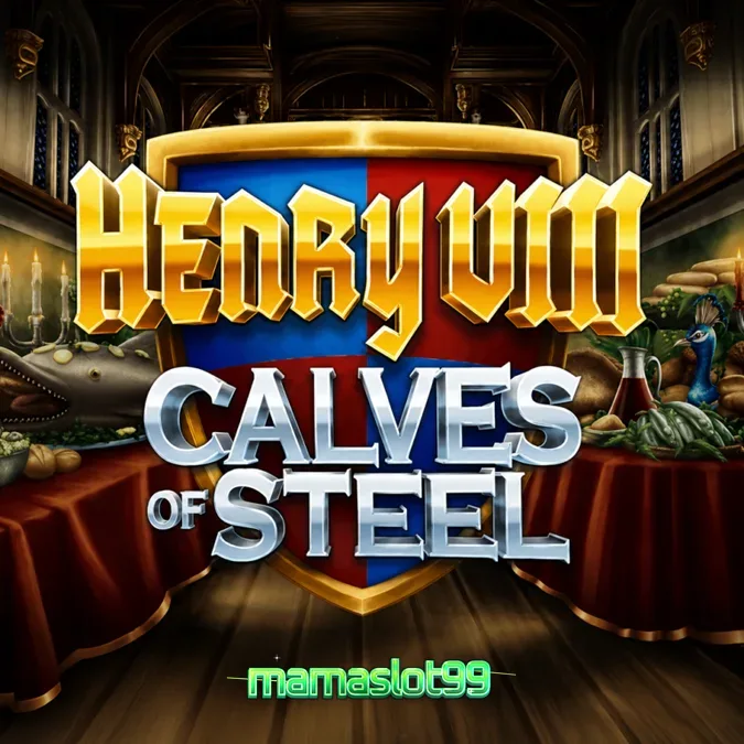 Tampilan visual slot Henry 8th Calves of Steel dengan tema gym kerajaan